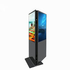 Indoor Lcd Advertising Digital Signage Kiosk 43 Inch Ultra Slim Double Sided Display