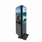 Indoor Lcd Advertising Digital Signage Kiosk 43 Inch Ultra Slim Double Sided Display