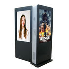 Double Sides Custom Outdoor LCD Digital Signage Display 55'' For Bus Stop Advertising
