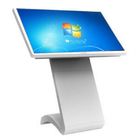 Table stand 42 inch touch screen information kiosk with digital sigange software