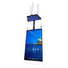 OLED Paper Thin Hanging Wall Mounted Digital Signage Tempered Glass 55&quot; AC100V-240V
