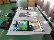 Double Sided Wall Mounted Digital Signage 32 43 55 65 Inch Ultra Slim For Advertising Player