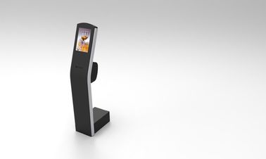 12.1inch floor standing capacitive touch screen kiosk with THERMAL printer built-in Android or PC OS for payment kiosk