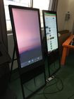 Portable Digital Signage Kiosk , Foldable Digital Lcd Poster Display 43 Inch 50/60 HZ TOUCH SCREEN KIOSK