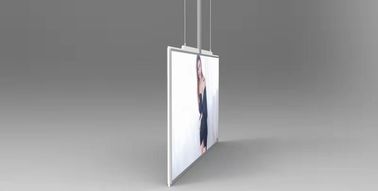 55inch Black White QLED Android System Free Standing Roof Mounting LCD Digital Signage With Super Slim Glass Frame