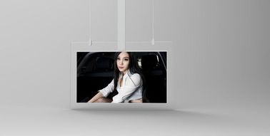 55inch Black White QLED Android System Free Standing Roof Mounting LCD Digital Signage With Super Slim Glass Frame