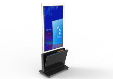 Single Sided Wall Mounted Digital Signage 55" OLED With Another Side Mirror