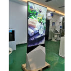Floor Standing Digital Signage Kiosk 43'' 55'' Transparent Frame 3 Years Warranty