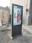 Double Side Outdoor LCD Digital Signage 1080*1920 1500-5000 Nits Brightness