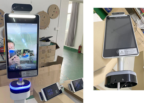 Biometric time and Attendance access control Face Recognition Infrared Thermometer scaner safe temp. kiosk MIPS software