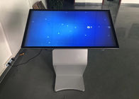 65 inch LCD Monitor AC100V Touch Screen Kiosk Ad Player Floor Stand