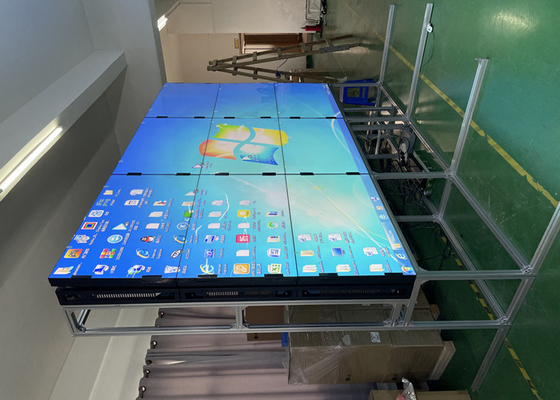 lcd video wall  3.5mm super narrow bezel 49 inch 2x2 3x3 4k Fhd interactive did seamless