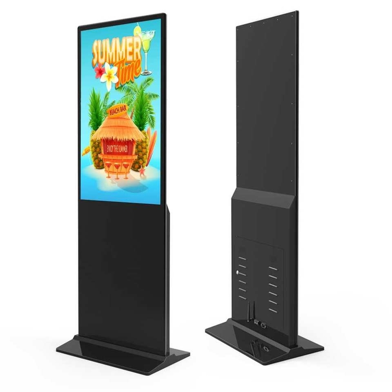 Android WIFI Floor Standing LCD Digital Signage LCD Advertising Display IPS Touch Screen
