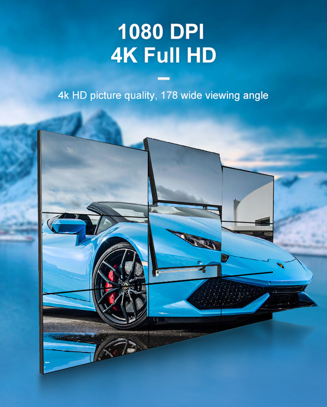 46 49 55 Inch Digital Signage Video Wall 2x2 3x3 4x4 4K Advertising LCD Splicing Screen