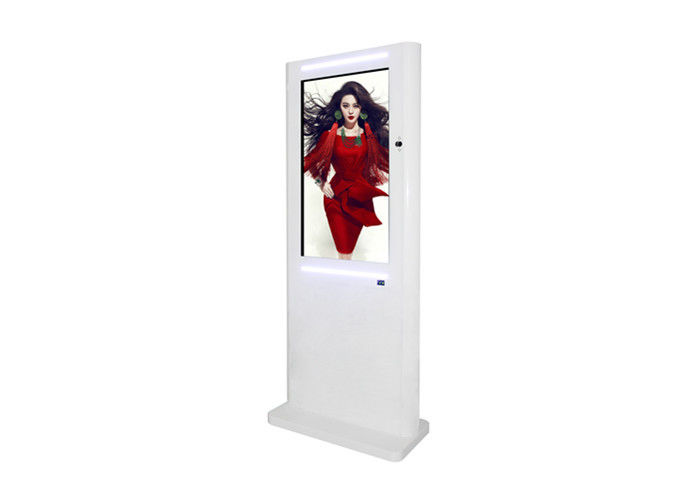 Network Version Standing Digital Signage Kiosk For Airport Railway Station