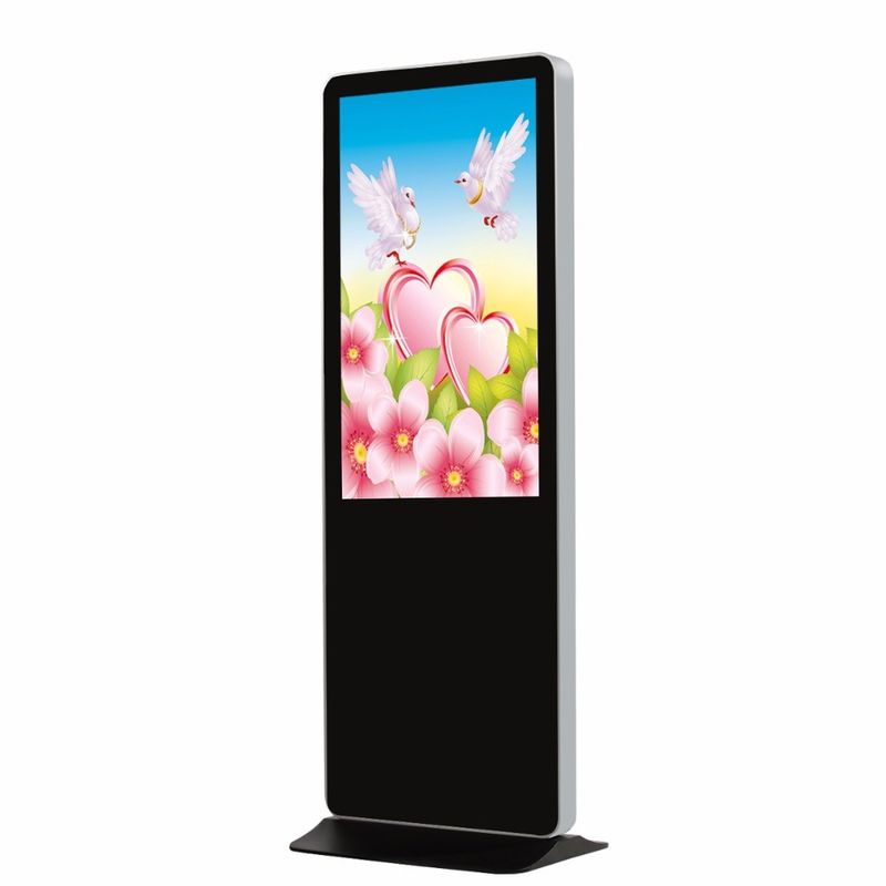 43 Inch High Definition Lcd Floor Standing Android Wifi Touch Screen Kiosk For Hotel