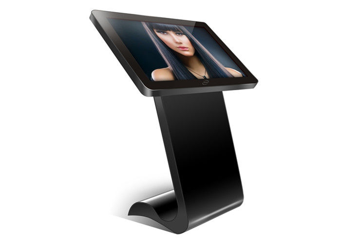 Full Hd Commercial Display 43 inch Floor Standing Android Touch Screen  Kiosk All In One