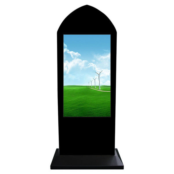 43inch with samsung led tv network wifi advertising all in one pc  touch screen kiosk for church