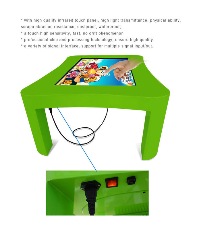 High Speed Interactive Multi Touch Table Infared / Capacitive 10 Touch Points
