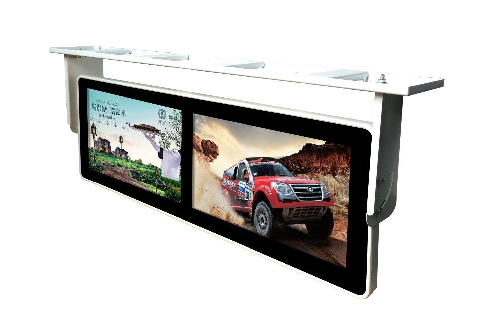 Double Screen Wall Mounted Digital Signage Android USB Waterproof TFT