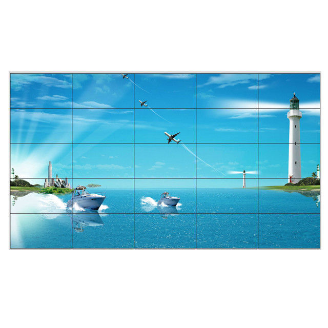 Super Narrow Bezel Samsung Digital Signage Video Wall Displaysl 5x5 250W 450 Nits