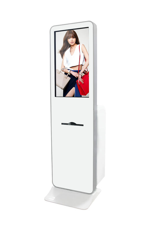 Photo Printing Touch Screen Internet Kiosk With A4 Printer Metal Keyboard