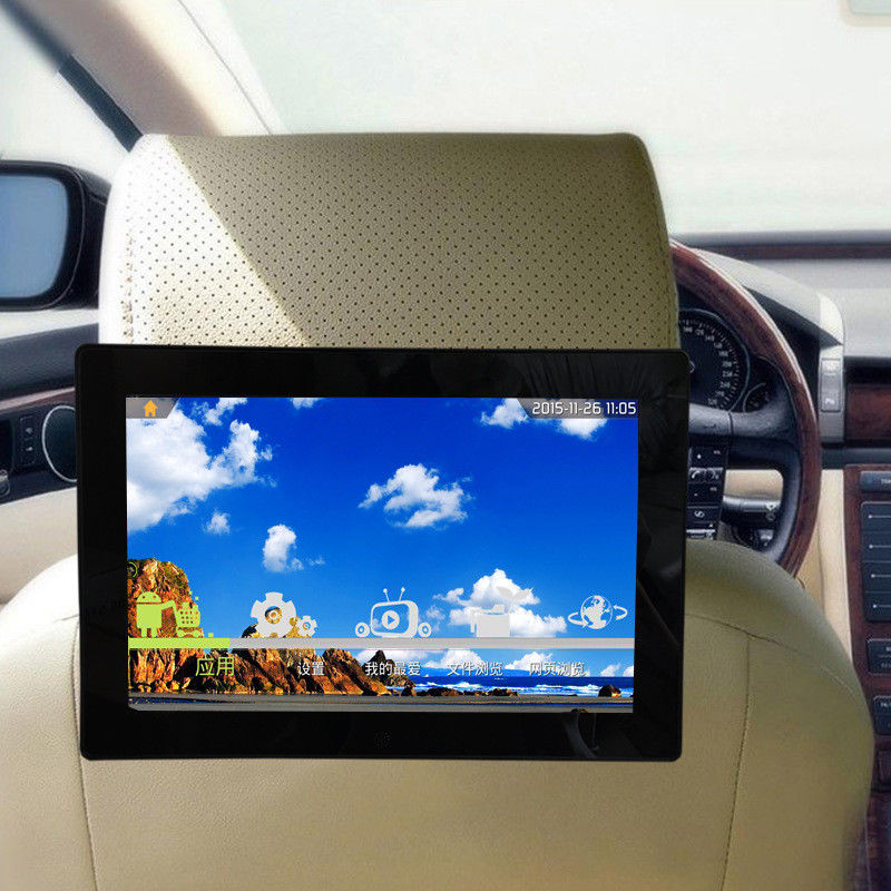10.1 inch 3G/4G/wifi touch screen Taxi ad player IPS  digital signage seat back tv for taxi/bus car roof advertising