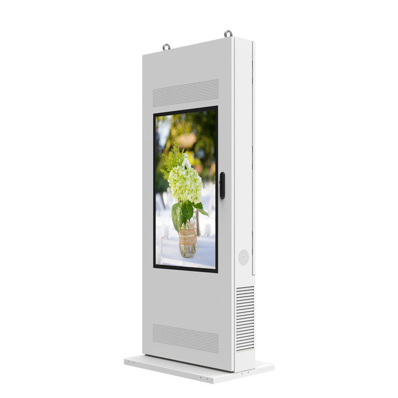 55&quot; Outdoor LCD Digital Signage LED Light Box Double Sided IP65 Waterproof With Air Conditioner