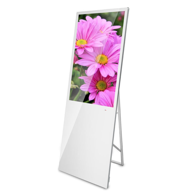Floor Stand LCD Advertising Display Digital Poster 42 43&quot; For Retail Stores