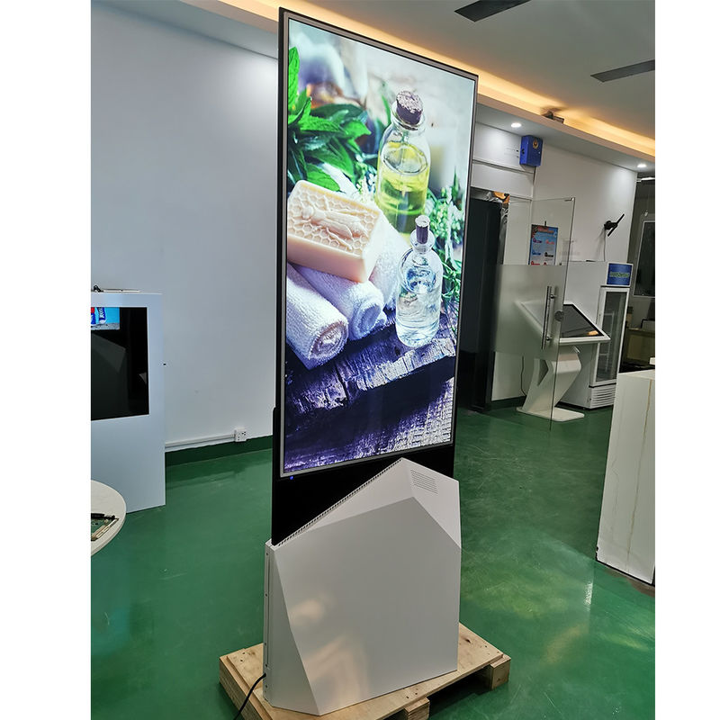 Android / PC Digital Signage Kiosk 65&quot; Screens 1920x1080 Resolution For Advertising