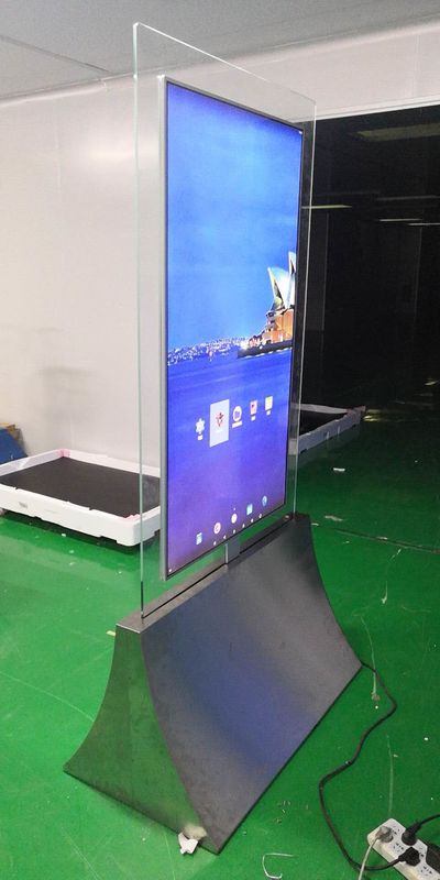 Ultra Thin Digital Signage Kiosk Double Sided 65&quot; Screens 1920x1080 For Advertising
