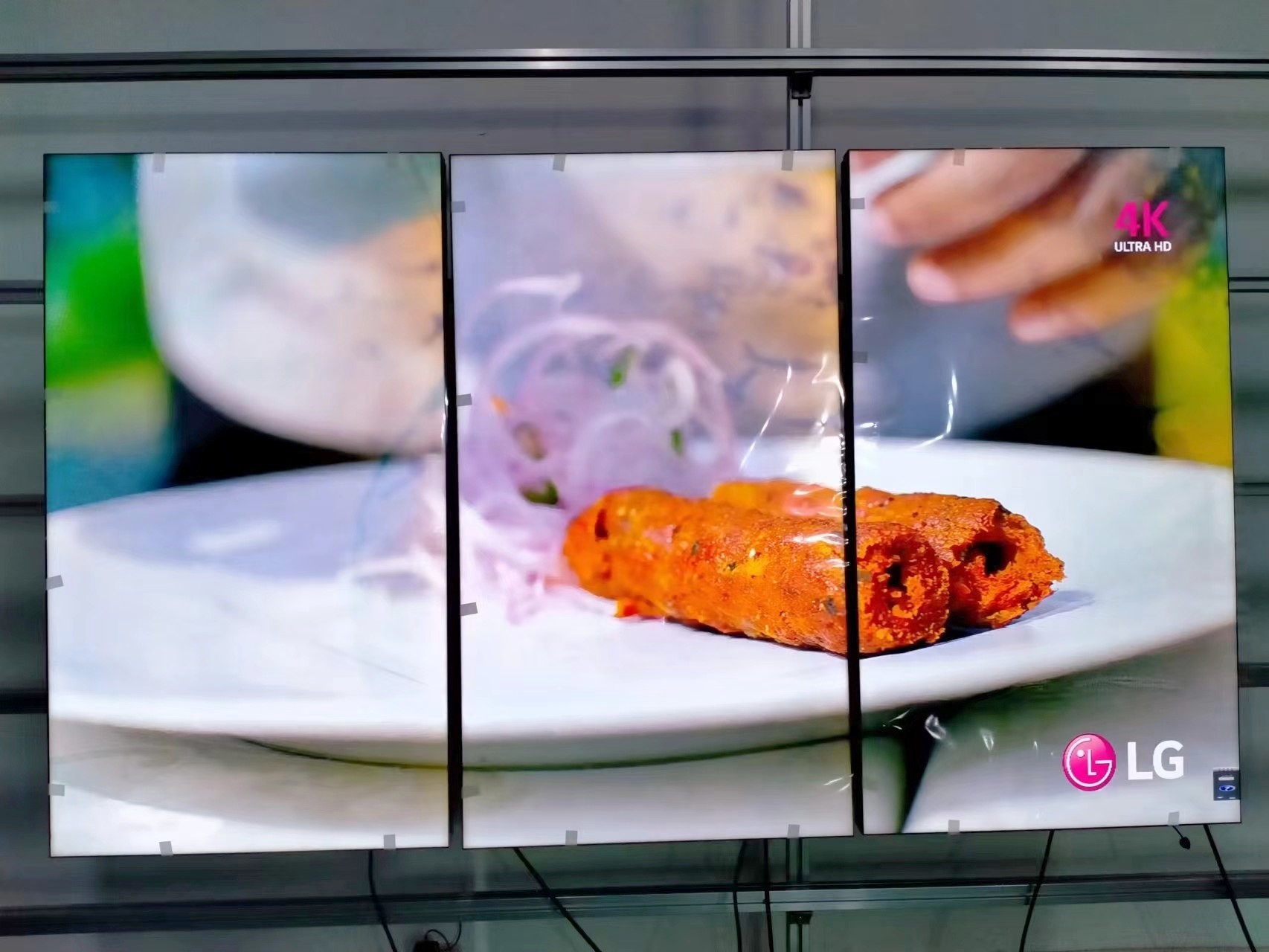 49 Inch LCD Digital Signage Video Wall LED Backlight 2x2 Ultra Slim 3.5mm Narrow Border