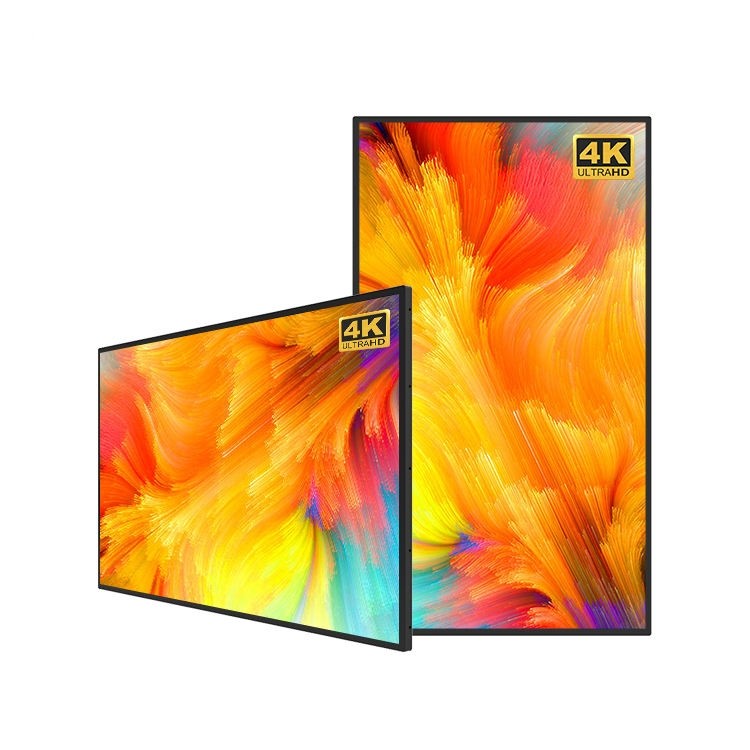 Ultra Narrow Bezel 32 43 55 Inch Wall Mounted Digital Signage Player LCD Menu Board