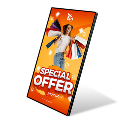 Indoor 43 inch Wall Mounted Touch Screen Kiosk Digital Signage Display Monitors