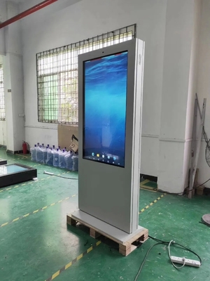 Outdoor LCD Digital Signage Kiosk 43-65 Inch 1920x1080 Touch Screen
