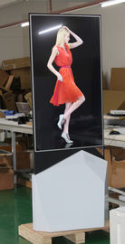 55 Inch LCD Screen Video Wall Digital Signage UHD 3g Two Sides Floor Stand