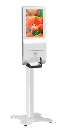 22 Inch Kiosk Touch Screen Monitor Infrared Induction Disinfectant Dispenser