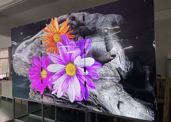 Indoor 450CD 2X3 LCD Splicing Video Wall 46 Inch WLED Backight
