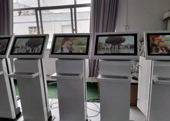 Payment Kiosk customized Food Ordering RS232 HDMI Self Service Payment Kiosk 24 Inch FHD screen