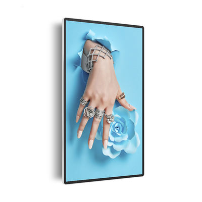 Digital Signage OEM RK3399 Wall Mounted  touch screen 500 brightness  AC240V VGA