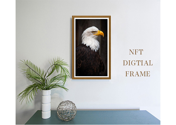21.5In Digita Wooden Electronic Photo Frame